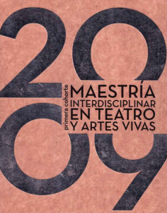 Maestría Internacional en Teatro y Artes Vivas