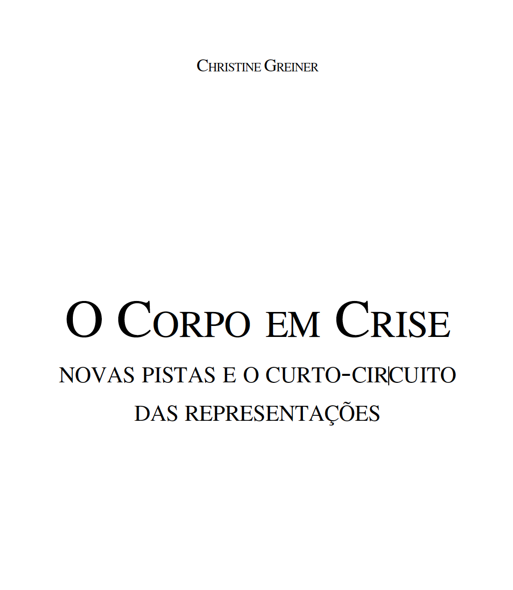 O corpo em crise