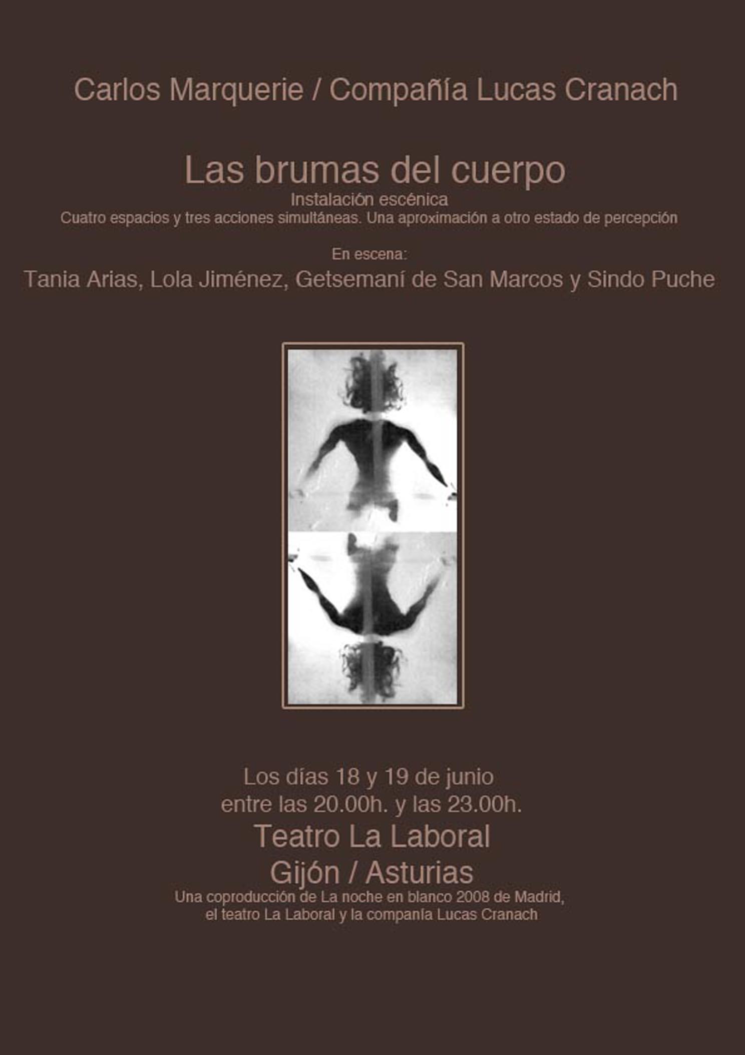 Entre las brumas del cuerpo