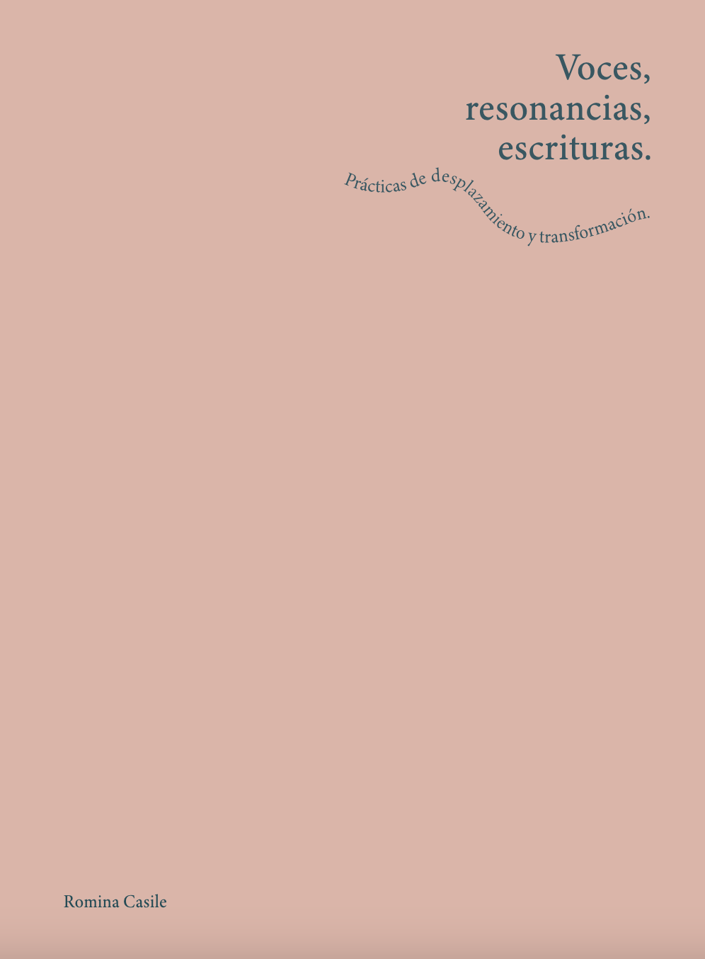 Voces, resonancias, escrituras