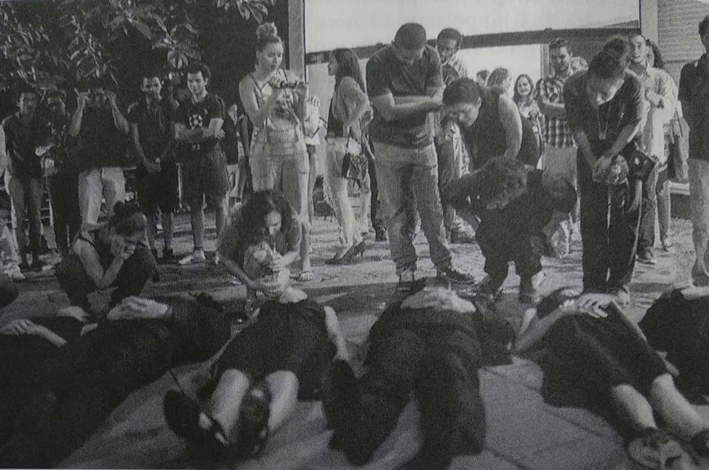 Risk in theatrical performances in the city: