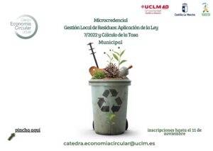 Microcredencial: «Gestión Local de Residuos: Aplicación de la Ley 7/2022 y Cálculo de la Tasa Municipal»