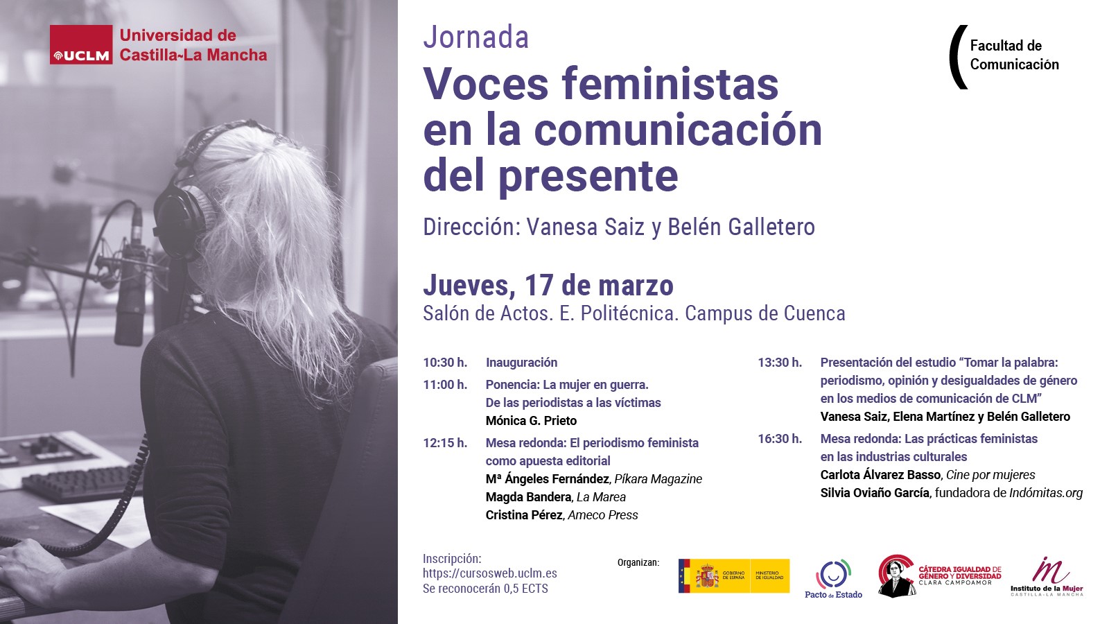 Jornada “Voces feministas en la comunicación del presente”