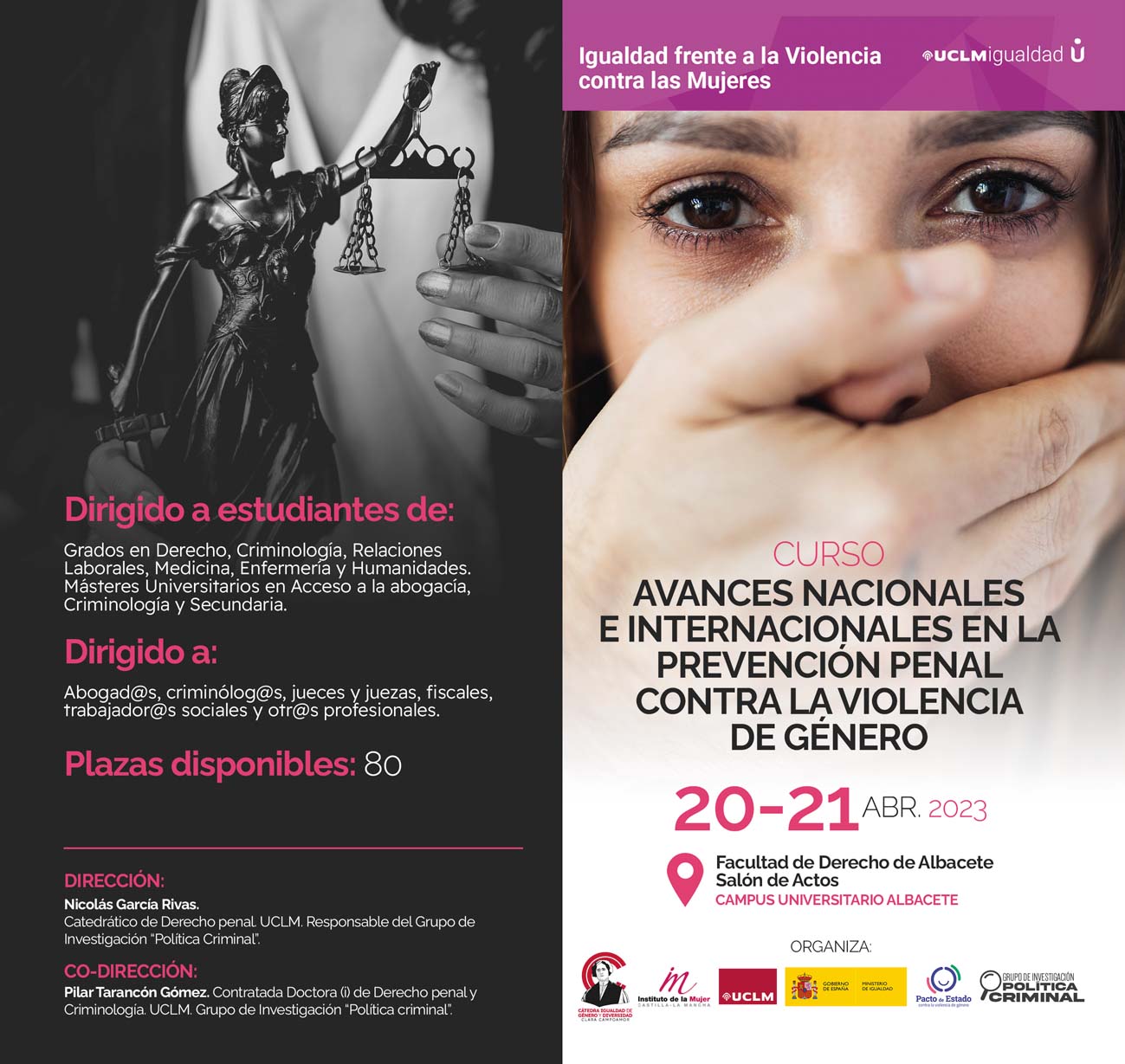 Curso “Avances nacionales e internacionales en la prevención penal contra la violencia de género”