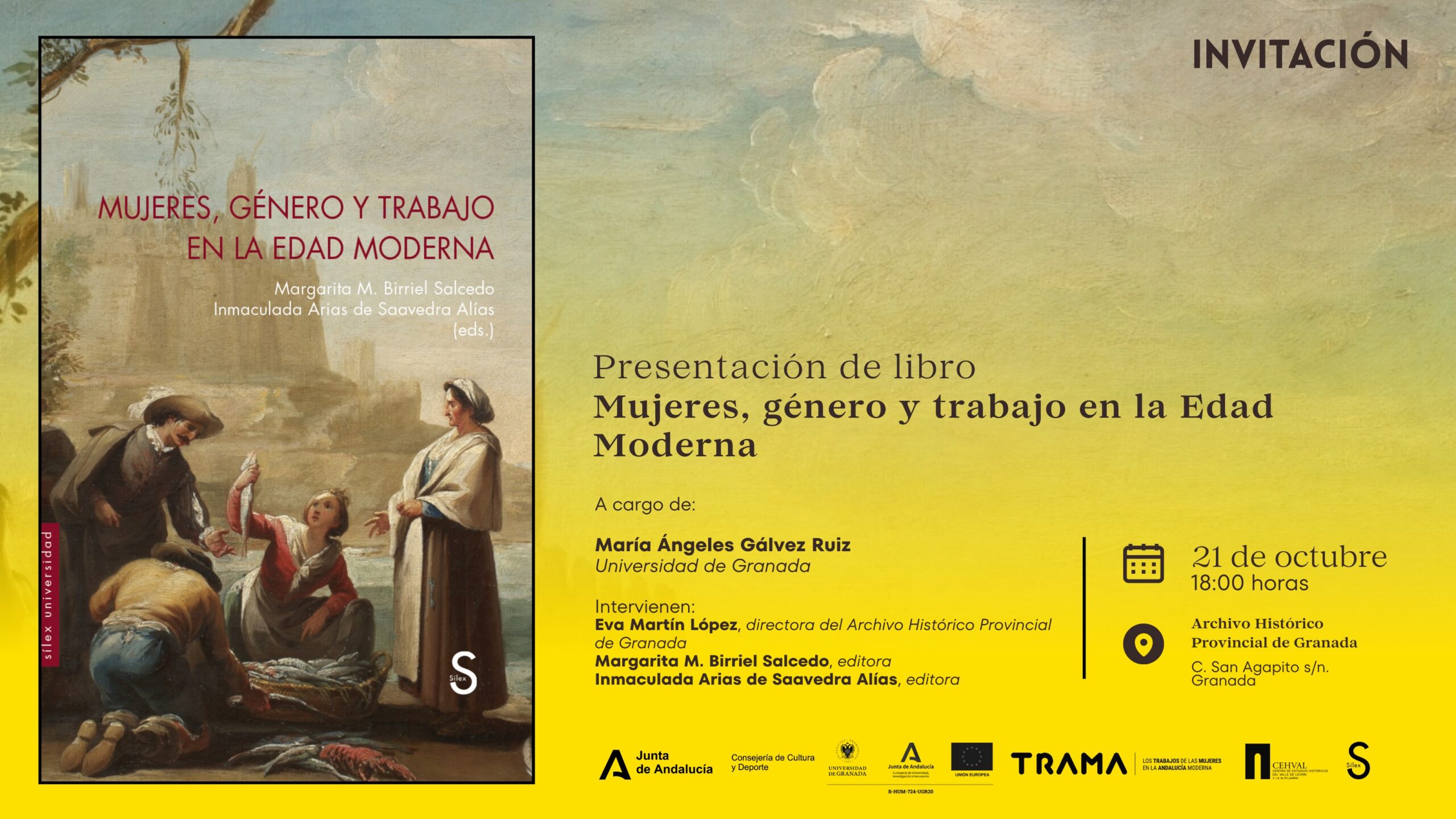 Presentación del libro MUJERES, GÉNERO Y TRABAJO EN LA EDAD MODERNA