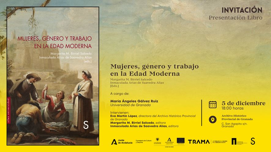 Presentación del libro MUJERES, GÉNERO Y TRABAJO EN LA EDAD MODERNA