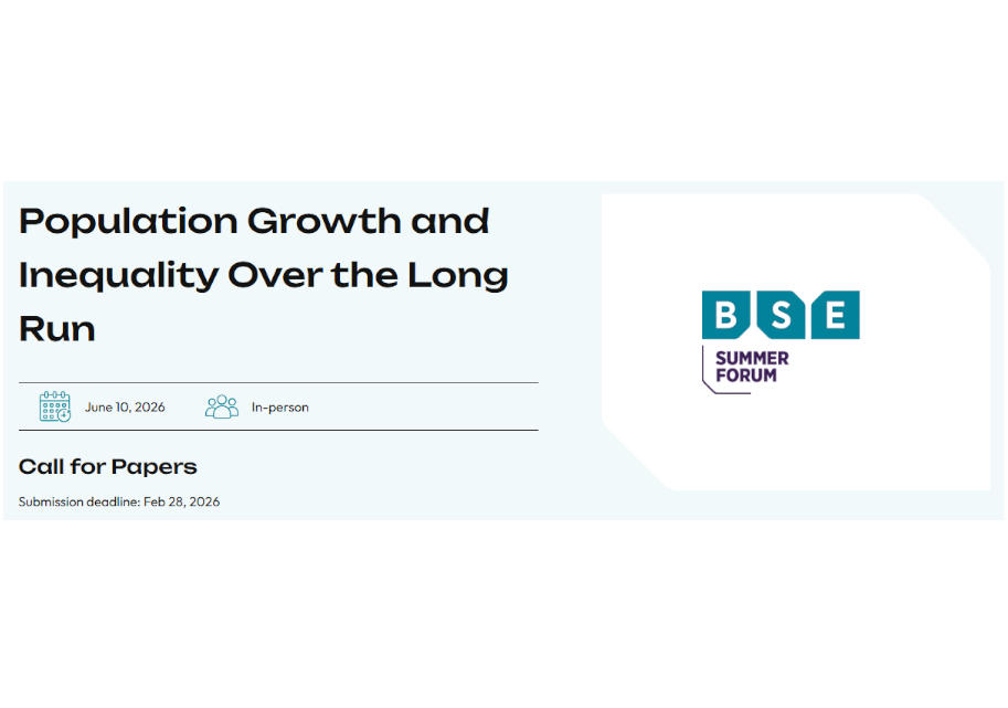 Workshop POPULATION GROWTH AND INEQUALITY OVER TH LONG RUN