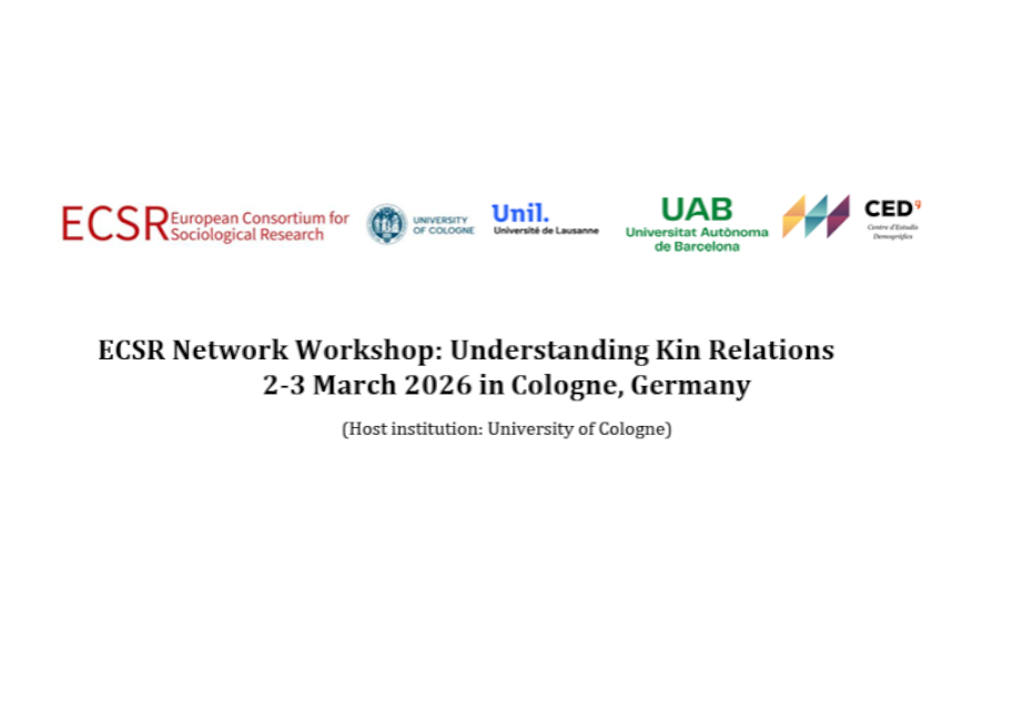 ECSR Network Workshop UNDERSTANDING KIN RELATIONS
