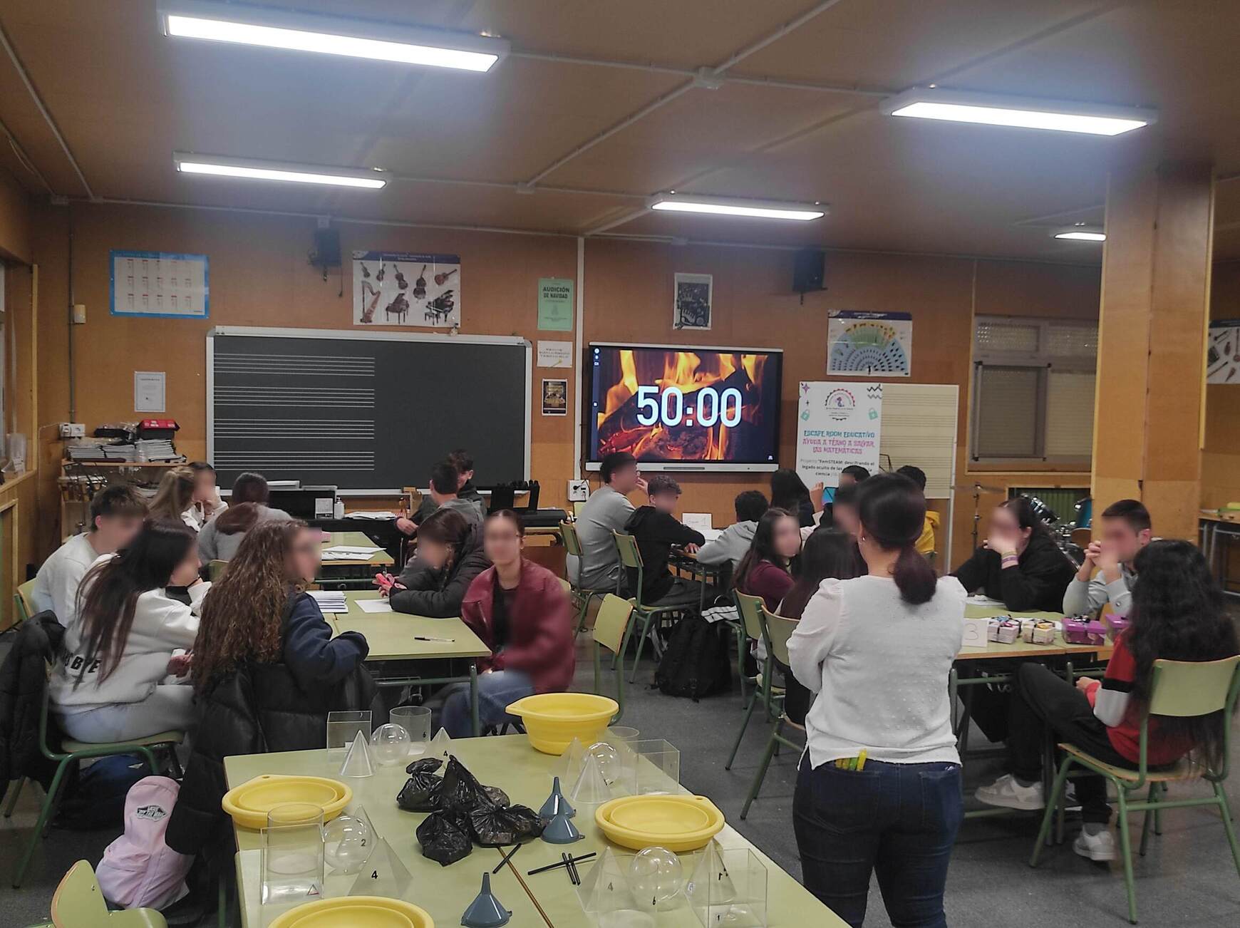 Pase del escape educativo en el IES Justo Millán (Hellín)