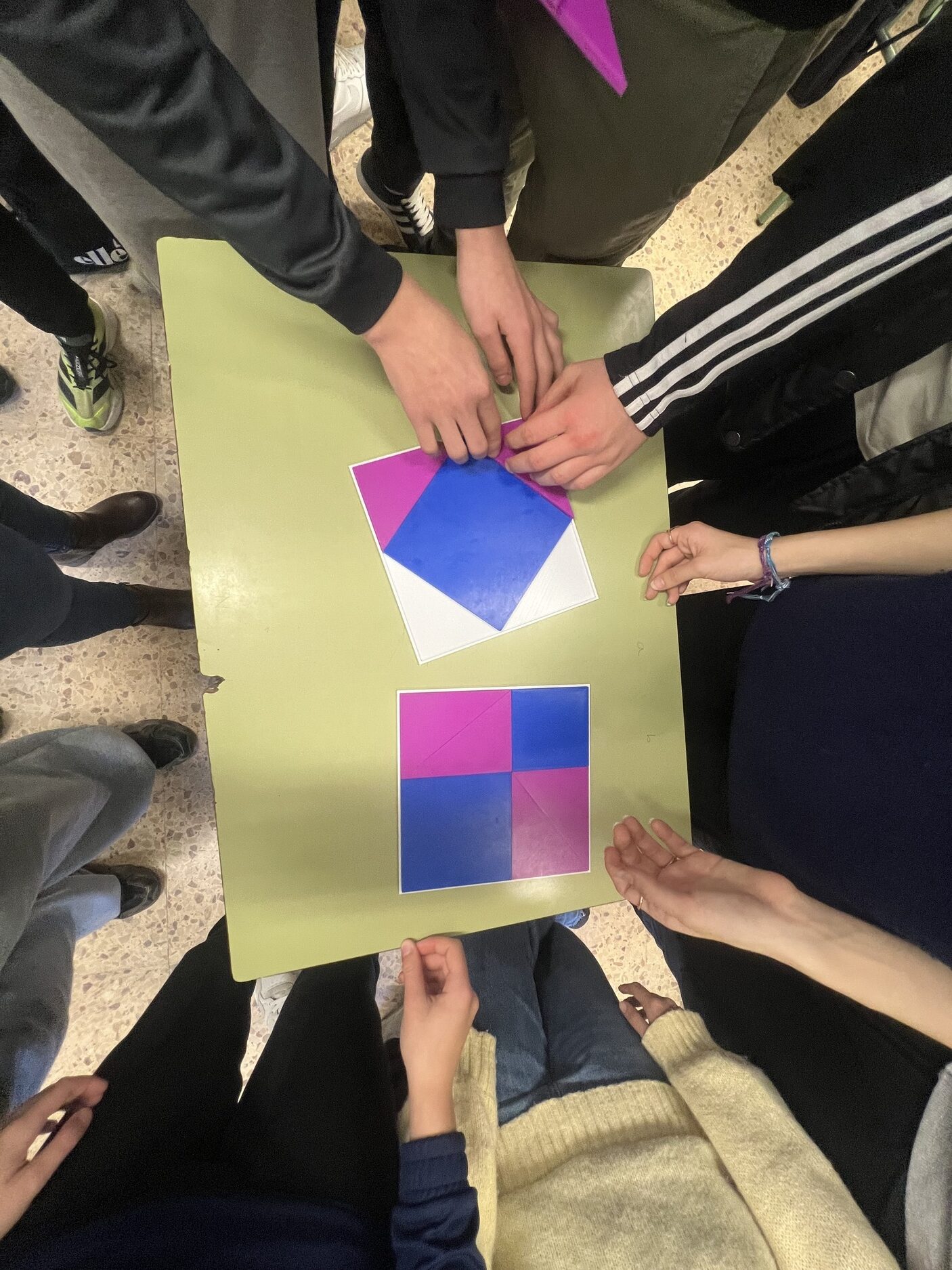 Sesiones del escape educativo en el IES Río Cabriel