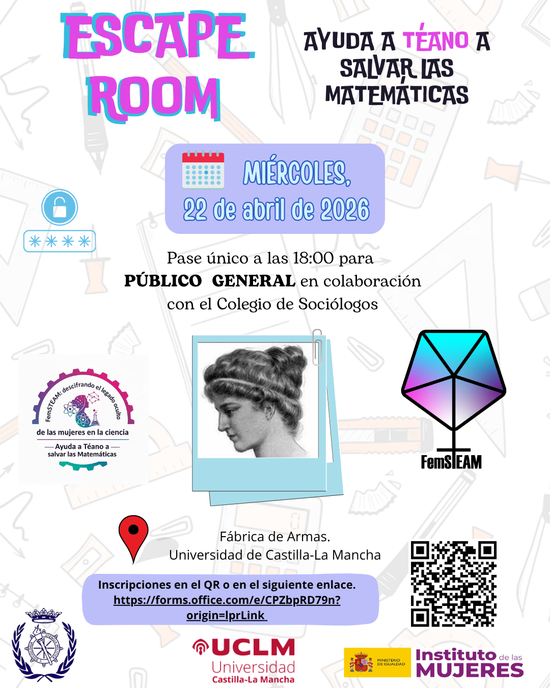 ¿Te atreves a salvar las Matemáticas? Vive nuestro Escape Room