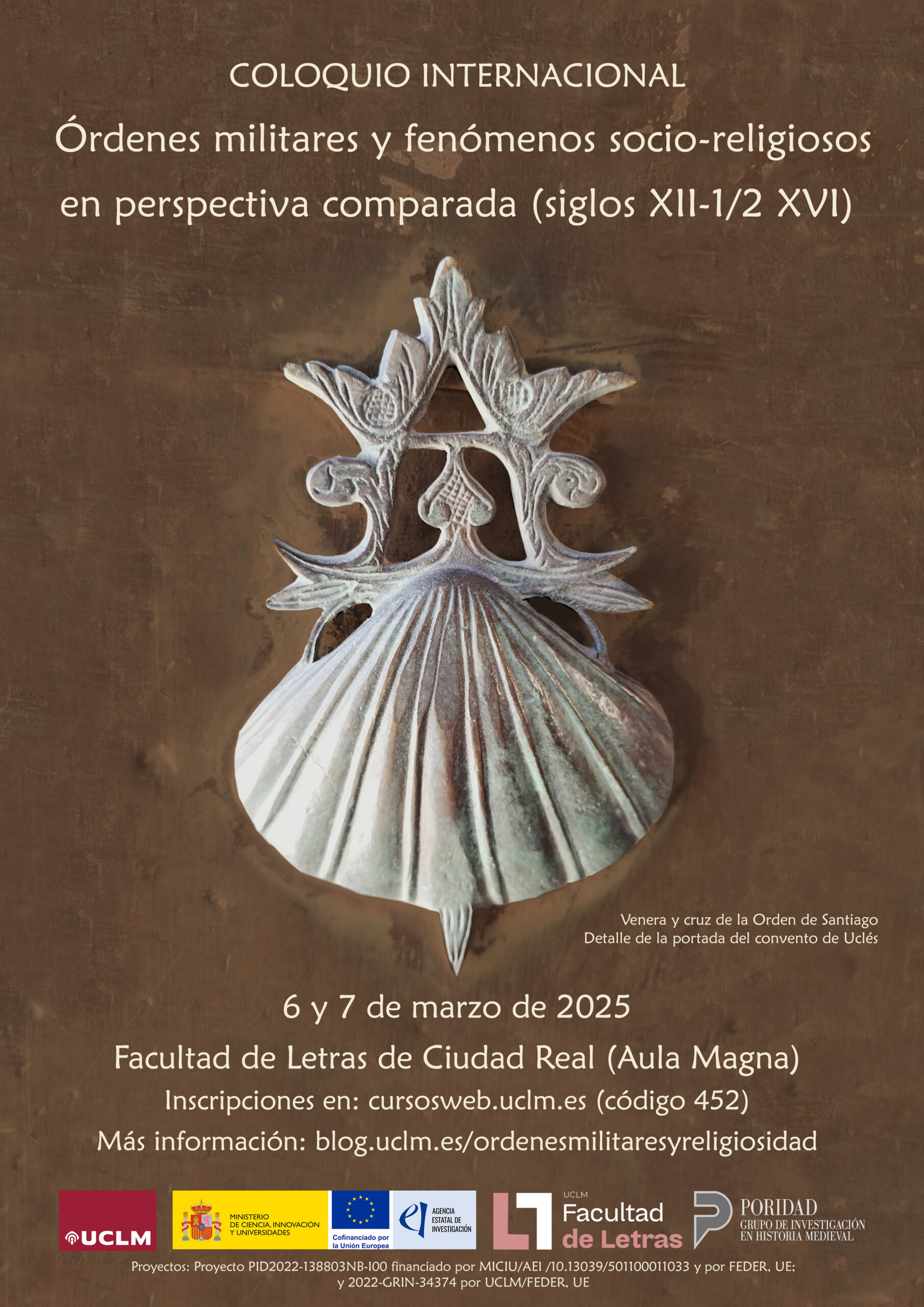 Coloquio Internacional Órdenes militares y fenómenos socio-religiosos en perspectiva comparada (siglos XII-1/2 XVI) – 6 y 7 de marzo de 2025