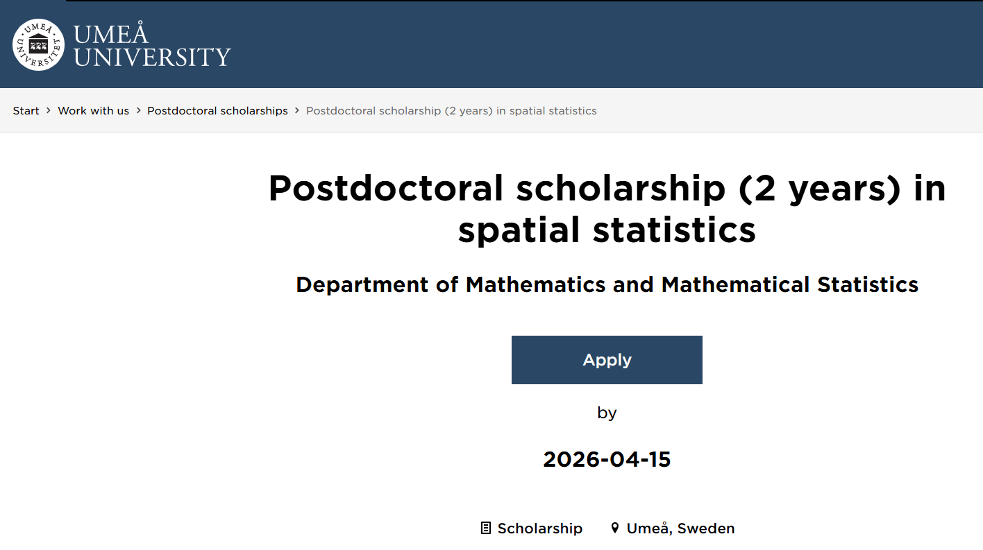 Postdoctoral Scholarship